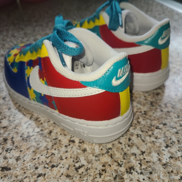 Custom painted toddler air force ones - Picture 4 of 5